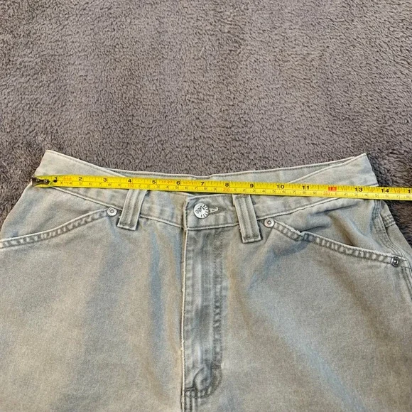 Lee Vintage Carpenter Jeans Baggy Sage Green Gray 28x32 Skater - Picture 6 of 8